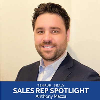 Anthony Mazza, Territory Manager at Tempur Sealy Hospitality